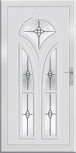 Atlas 2  Gealan műanyag bejárati ajtó