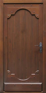 BJ18 borovi fenyő fa bejárati ajtó (L)