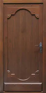 BJ18 borovi fenyő fa bejárati ajtó (L)