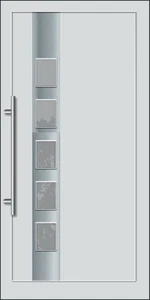 CHALLENGER  Gealan D Inox betétes műanyag bejárati ajtó
