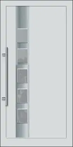 CHALLENGER  Gealan D Inox betétes műanyag bejárati ajtó