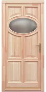 Dóra borovi fenyő fa bejárati ajtó (x)