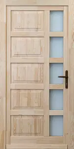 Erik borovi fenyő fa bejárati ajtó (B)