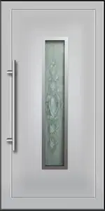 FRENCH  Gealan D Inox betétes műanyag bejárati ajtó