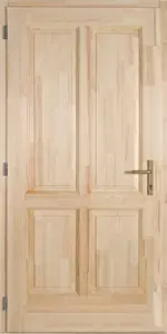 Heves borovi fenyő fa bejárati ajtó (D)