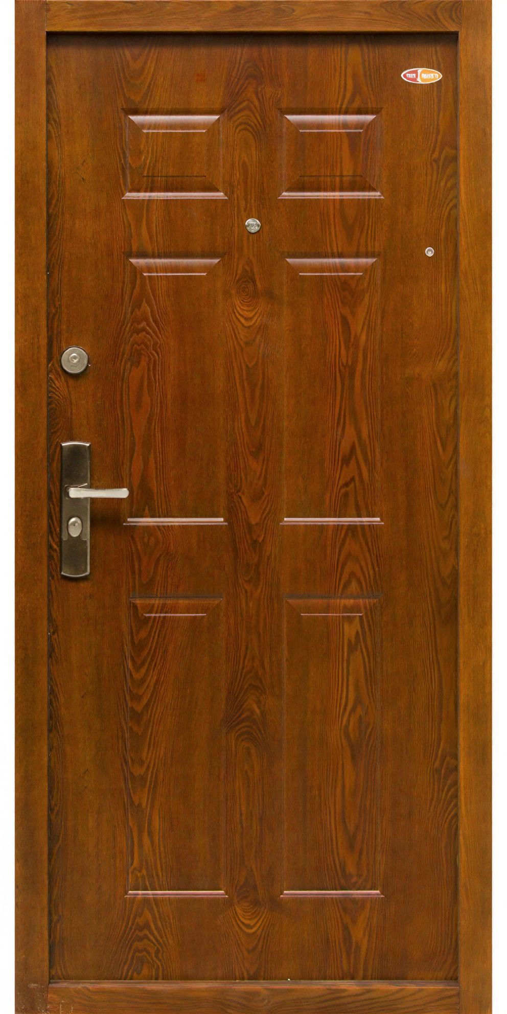 Hi-Sec Classic biztonsági acél bejárati ajtó Aranytölgy