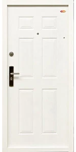 Hi-Sec Classic biztonsági acél bejárati ajtó Fehér