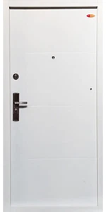 Hi-Sec Modern biztonsági acél bejárati ajtó Fehér