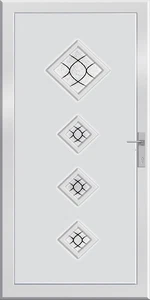 Io 2  Gealan műanyag bejárati ajtó