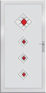 Io 3  Gealan műanyag bejárati ajtó