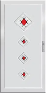 Io 3  Gealan műanyag bejárati ajtó