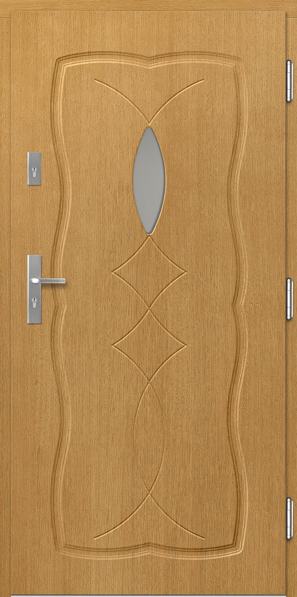 P49 Wood Plus fa bejárati ajtó