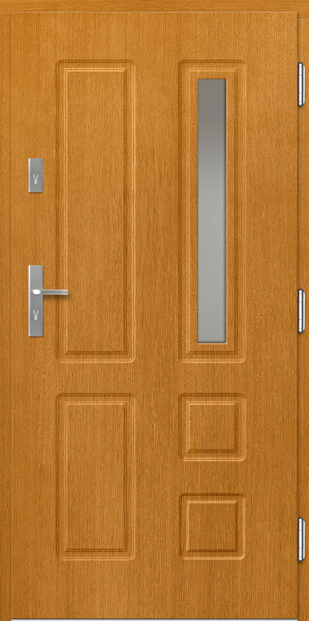 P6 Wood Plus fa bejárati ajtó