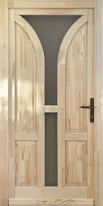 Pálma borovi fenyő fa bejárati ajtó (B)