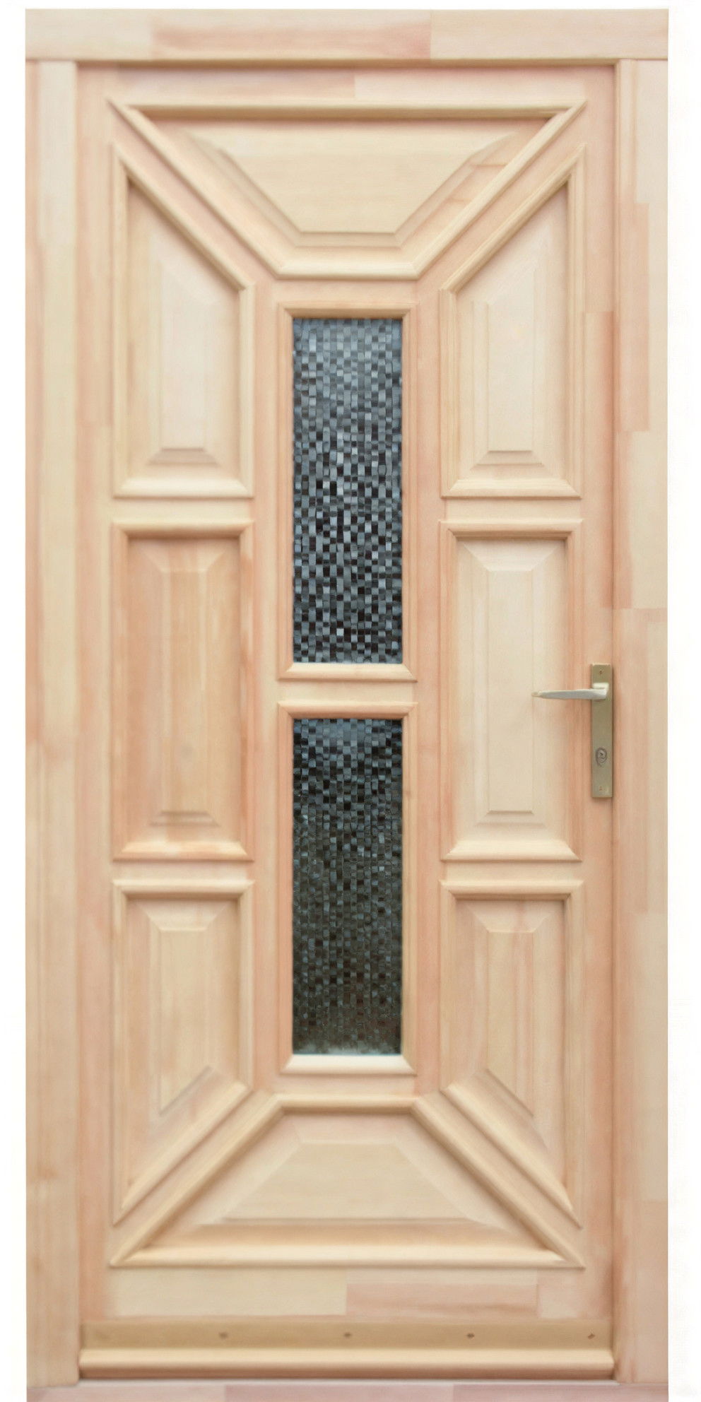 Szilárd III borovi fenyő fa bejárati ajtó (X)