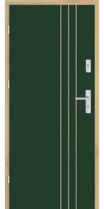 Taródi Ludas 303 tölgy intarziás mdf bejárati ajtó