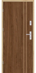 Taródi Ludas 304 tölgy intarziás mdf bejárati ajtó