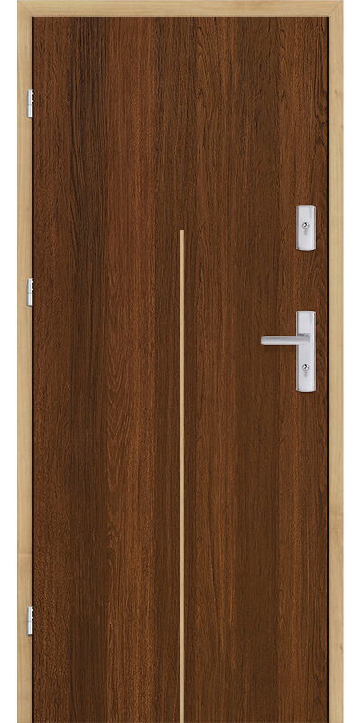 Taródi Ludas 313 tölgy intarziás mdf bejárati ajtó