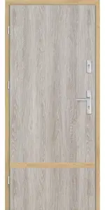 Taródi Ludas 317 tölgy intarziás mdf bejárati ajtó