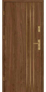 Taródi Ludas 403 arany intarziás mdf bejárati ajtó