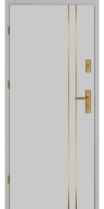 Taródi Ludas 404 arany intarziás mdf bejárati ajtó