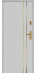 Taródi Ludas 404 arany intarziás mdf bejárati ajtó