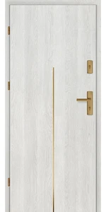 Taródi Ludas 413 arany intarziás mdf bejárati ajtó