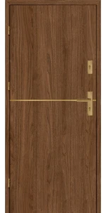 Taródi Ludas 414 arany intarziás mdf bejárati ajtó