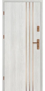 Taródi Ludas 503 réz intarziás mdf bejárati ajtó