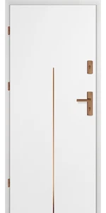 Taródi Ludas 513 réz intarziás mdf bejárati ajtó