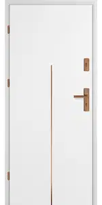 Taródi Ludas 513 réz intarziás mdf bejárati ajtó