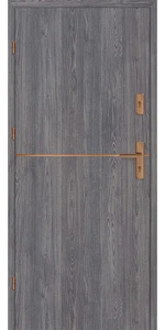 Taródi Ludas 514 réz intarziás mdf bejárati ajtó