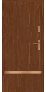 Taródi Ludas 517 réz intarziás mdf bejárati ajtó