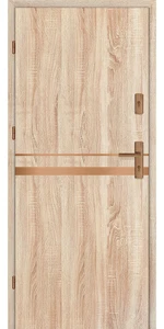 Taródi Ludas 519 réz intarziás mdf bejárati ajtó