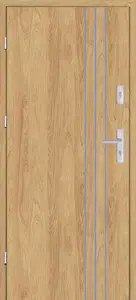 Taródi Ludas 703 kék intarziás mdf bejárati ajtó