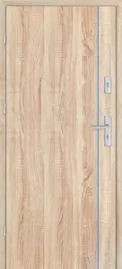 Taródi Ludas 712 kék intarziás mdf bejárati ajtó