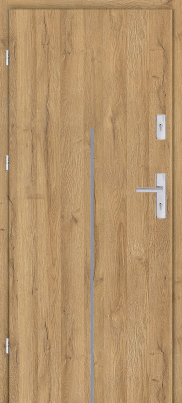 Taródi Ludas 713 kék intarziás mdf bejárati ajtó