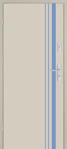 Taródi Ludas 721 kék intarziás mdf bejárati ajtó