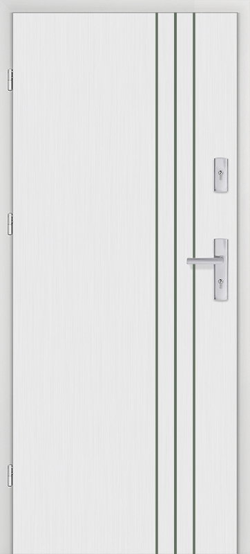 Taródi Ludas 803 oliva intarziás mdf bejárati ajtó