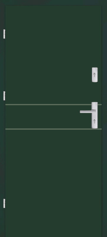 Taródi Ludas 816 oliva intarziás mdf bejárati ajtó