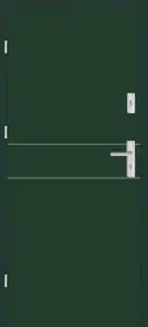 Taródi Ludas 816 oliva intarziás mdf bejárati ajtó