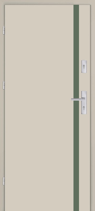 Taródi Ludas 820 oliva intarziás mdf bejárati ajtó