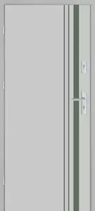 Taródi Ludas 821 oliva intarziás mdf bejárati ajtó