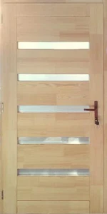 Tihany borovi fenyő fa bejárati ajtó (D)